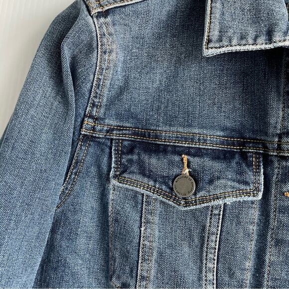 Articles of Society denim jean jacket size small long sleeve collared button - Picture 5 of 8